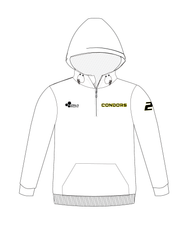 CONDORS 1/4 ZIP HOODIE <br/> (2 COLORS)