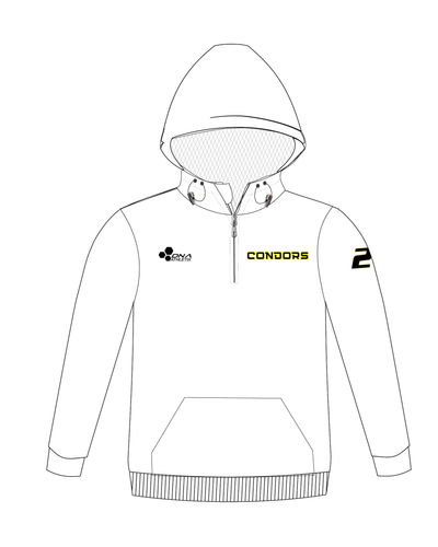 CONDORS 1/4 ZIP HOODIE <br/> (2 COLORS)