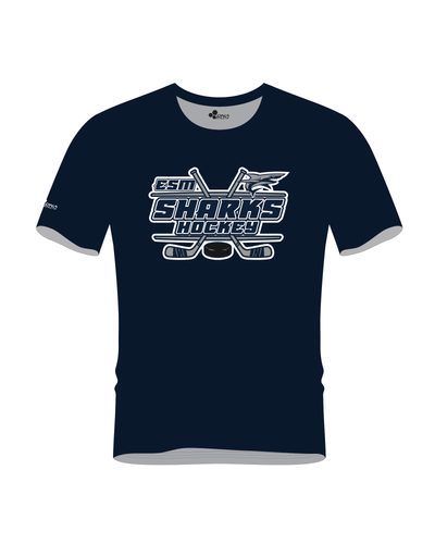 ESM SHARKS HOCKEY GRAPHICS PERFORMANCE TEE (3 COLORS)