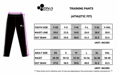 NCLOA TRAINING PANTS WITH ZIPPER (BLACK)