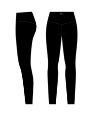 BRAHAMAS HIGH WAISTED LEGGINGS (2 COLORS)