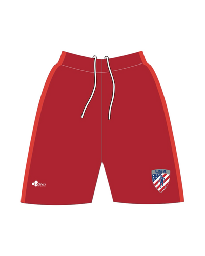 USA AASA WOMENS SHORTS (RED)