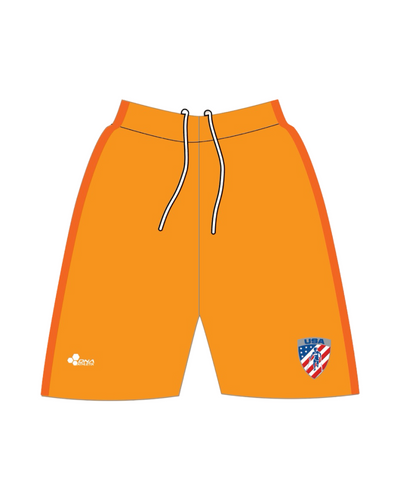 USA AASA WOMENS GOALIE SHORTS (NEON ORANGE)
