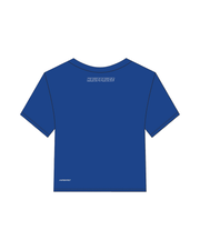 HAUPPAUGE KICKLINE CROP TOP SHORT SLEEVE (BLUE)