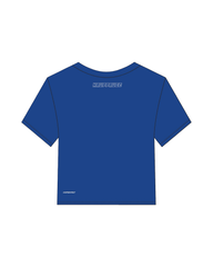 HAUPPAUGE KICKLINE CROP TOP SHORT SLEEVE (BLUE)