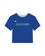 HAUPPAUGE KICKLINE CROP TOP SHORT SLEEVE (BLUE)