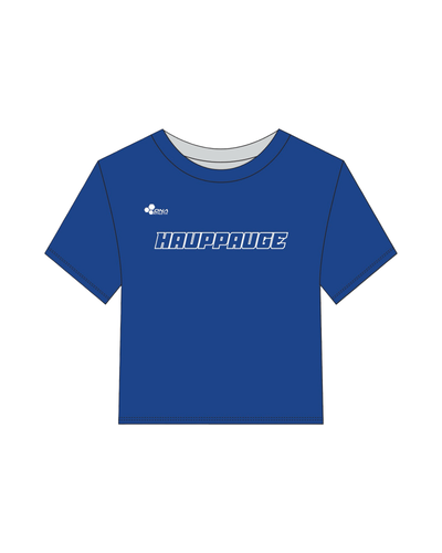 HAUPPAUGE KICKLINE CROP TOP SHORT SLEEVE (BLUE)