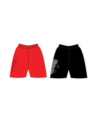 STORM GAME "REVERSIBLE" BLACK/RED BASKETBALL SHORT