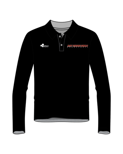 BAY SHORE GIRLS BASKETBALL L/S POLO (BLACK)