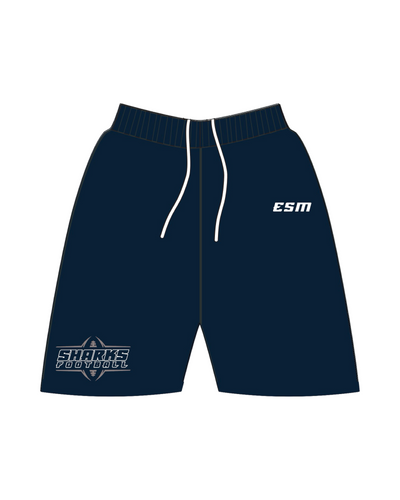 ESM SHARKS FOOTBALL CASUAL SHORTS WITH POCKETS (3 COLOR)