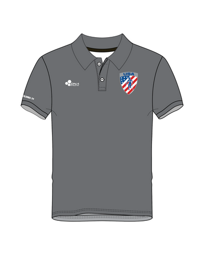 USA AASA WOMENS TRAINING POLO (GRAY)