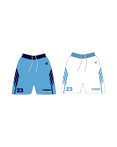 SYOSSET 11/12TH - TEAM UNI NORTH CAROLINA - REVERSIBLE BASKETBALL SHORT