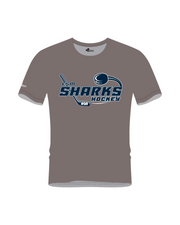 ESM SHARKS HOCKEY GRAPHICS PERFORMANCE TEE (2 COLORS)