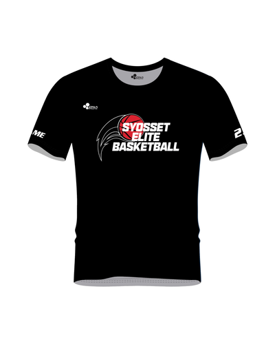 SYOSSET ELITE ICON PERFORMANCE TEE (BLACK)