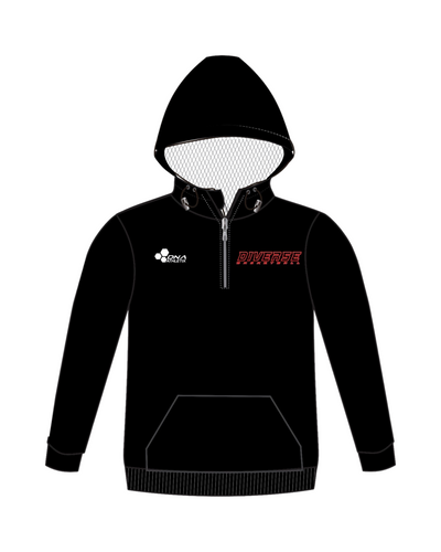 DIVERSE EAST ISLIP BASKETBALL 1/4 ZIP PULLOVER (BLACK)