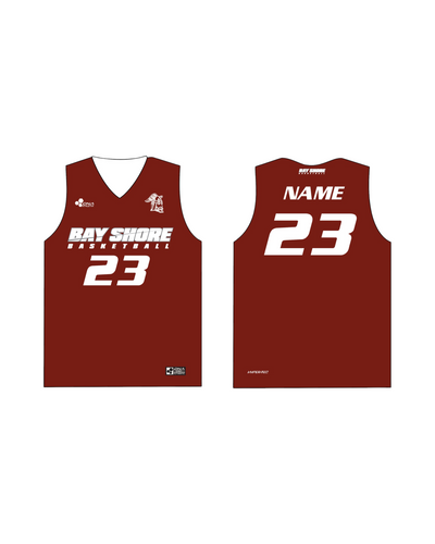 BAY SHORE BASKETBALL PRACTICE PINNIE JERSEY