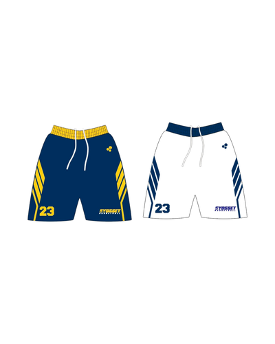 SYOSSET 11/12TH - TEAM MICHIGAN WOLVERINES - REVERSIBLE BASKETBALL SHORT