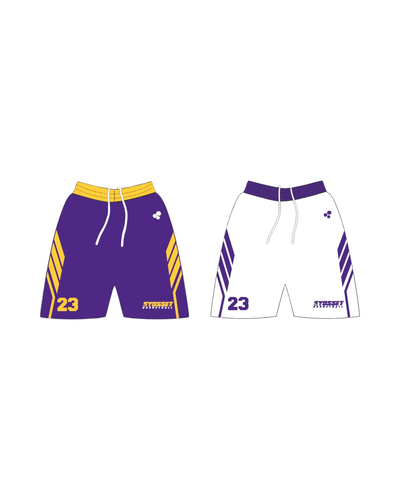 SYOSSET 11/12TH - TEAM LSU - REVERSIBLE BASKETBALL SHORT