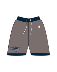 ESM SHARKS FOOTBALL CASUAL SHORTS WITH POCKETS (2 COLOR)