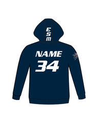 ESM SHARKS FOOTBALL BALL ICON OUTLINE PERFORMANCE HOODIE (2 COLOR)