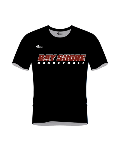 BAY SHORE ICON PERFORMANCE TEE (BLACK)