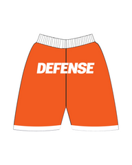 NASSAU PRIDE CASUAL SHORTS (ORANGE/WHITE)