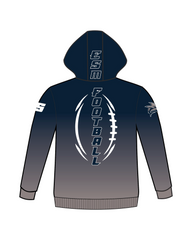 ESM SHARKS FOOTBALL PERFORMANCE HOODIE (3 COLOR)