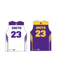 SYOSSET 11/12TH - TEAM LSU - REVERSIBLE BASKETBALL JERSEY