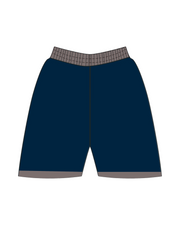 ESM SHARKS HOCKEY STICK CASUAL SHORTS WITH POCKETS (NAVY)