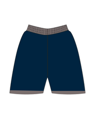 ESM SHARKS HOCKEY STICK CASUAL SHORTS WITH POCKETS (NAVY)