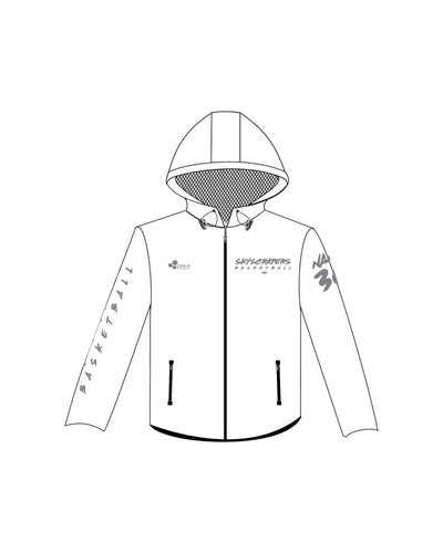 SKYSCRAPERS WINDBREAKER (WHITE)