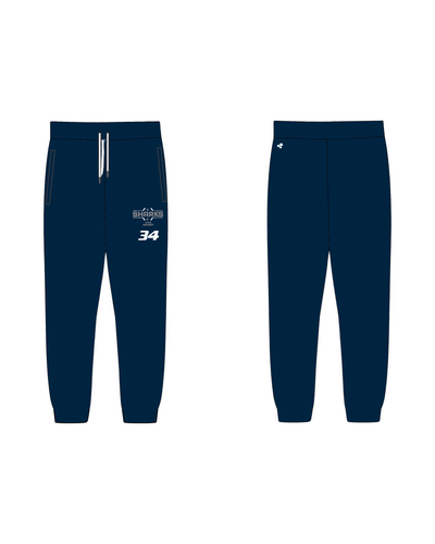 ESM SHARKS HOCKEY STICKS JOGGERS SWEAT PANT WITH CUFF BOTTOMS (2 COLORS)