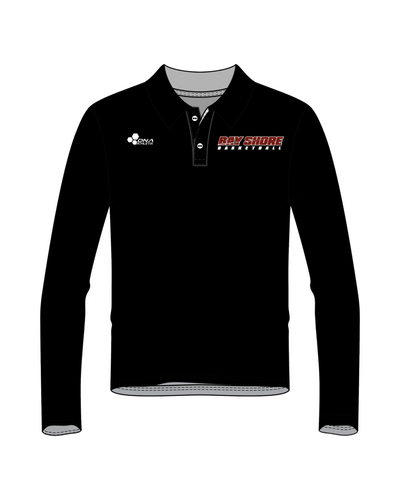 BAY SHORE ICON LONG SLEEVE POLO (BLACK)