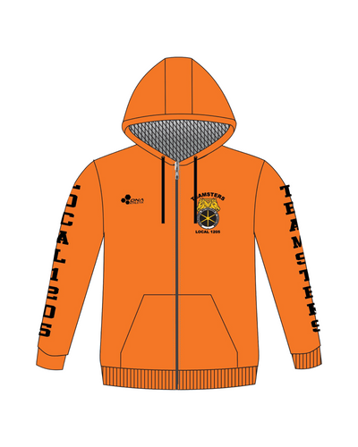 TEAMSTERS LOCAL 1205 FULL ZIP POLY PERFORMANCE HOODIE (1 COLOR)