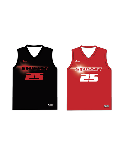 SYOSSET TRAVEL "REVERSIBLE" BASKETBALL JERSEY