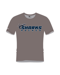 ESM SHARKS HOCKEY ICON PERFORMANCE TEE (2 COLORS)