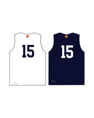 NASSAU PRIDE PRACTICE PINNIE JERSEY (NAVY/WHITE)