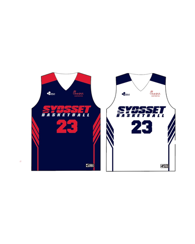 SYOSSET 11/12TH - TEAM GANZAGA - REVERSIBLE BASKETBALL JERSEY