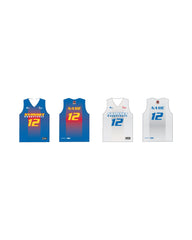 SYOSSET 11/12TH - KANSAS - REVERSIBLE BASKETBALL JERSEY