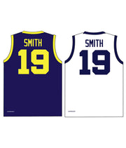 CASTLE TRIBUTE SET 3 "REVERSIBLE" BASKETBALL PINNIE JERSEY