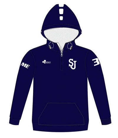 ST. JOSEPH 1/4 ZIP HOODIE (SJ LOGO)