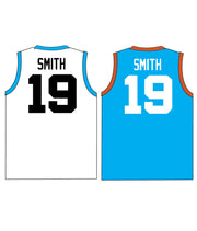 CASTLE TRIBUTE SET 1 "REVERSIBLE" BASKETBALL PINNIE JERSEY