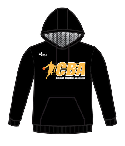 CBA PERFORMANCE ICON LOGO HOODED PULLOVER (BLACK)