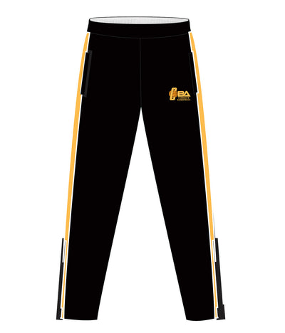 CBA TRACK PANTS WITH ZIPPER (BLACK)