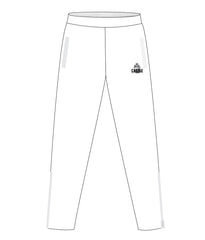 CASTLE TRACK PANTS WITH ZIPPER (WHITE)