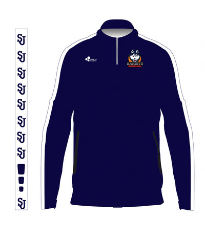 BANDITS 1/4 TRACK JACKET PULLOVER (NAVY)