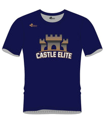 CASTLE PERFORMANCE TEE (NAVY/GOLD)