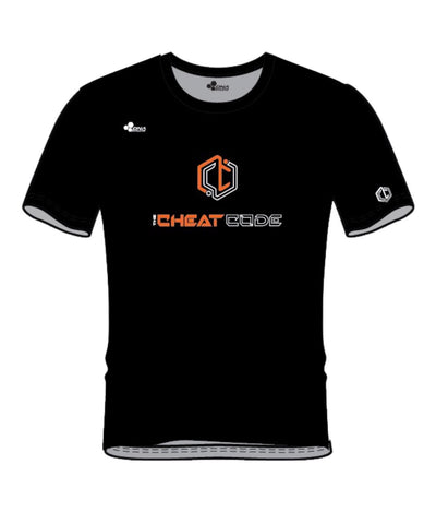 CHEAT CODE POLYESTER PERFORMANCE TEE (BLACK)