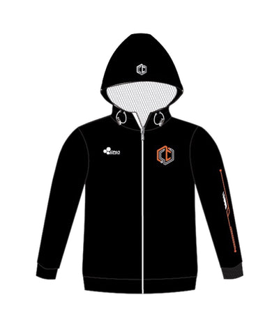 CHEAT CODE FULL ZIP HOODIE (BLACK)