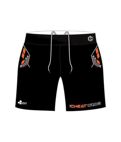 CHEAT CODE 4 WAY ATHLETIC SHORTS (BLACK)